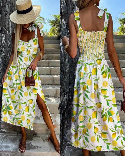 Chery Lemon Φόρεμα Με Τιράντες