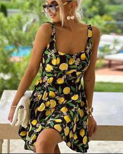 Cute Fruit Mini Φόρεμα