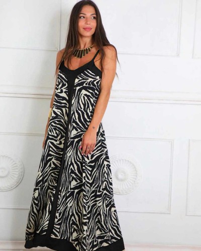 Zebra Rocia Φόρεμα