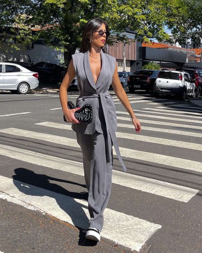 Aria Αμάνικο Chic Κουστούμι