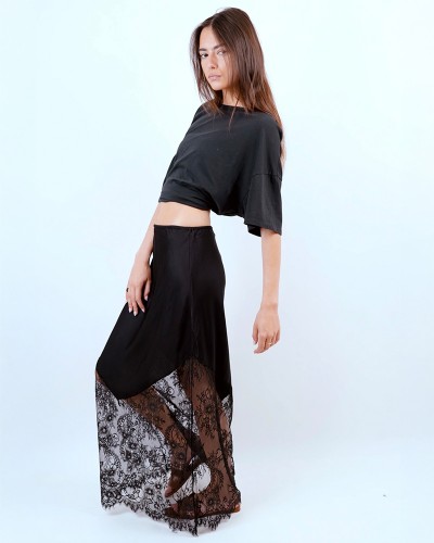 Half Midi Dantela Φούστα
