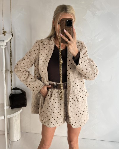 Κουστούμι Με Σορτς Polka Dot
