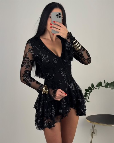 Melodia Spangly Mini Φόρεμα