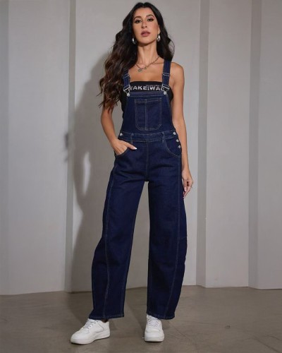 New Dark Blue Jean Σαλοπέτα