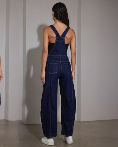 New Dark Blue Jean Σαλοπέτα