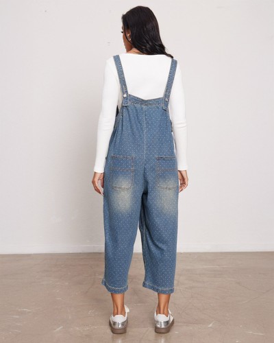 Oversize Τζιν Άνετη Σαλοπέτα