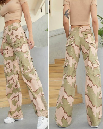 Pink Militery Παντελόνι