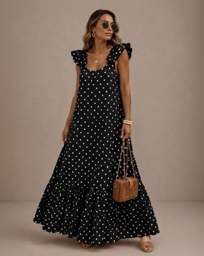Polka Over Huge Φόρεμα
