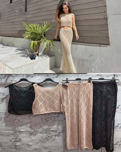 Rhombus Gold Knit Σετ