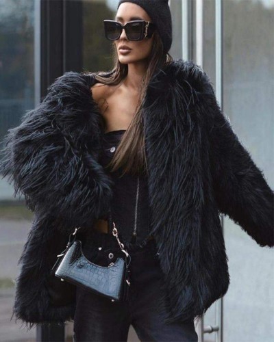 Trendy Fluffy Γούνα