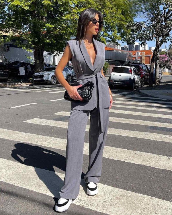 Aria Αμάνικο Chic Κουστούμι