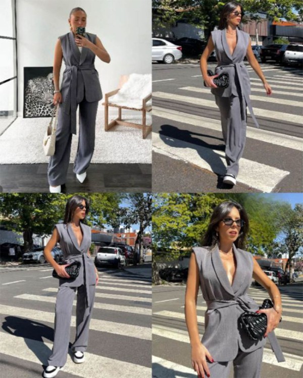 Aria Αμάνικο Chic Κουστούμι