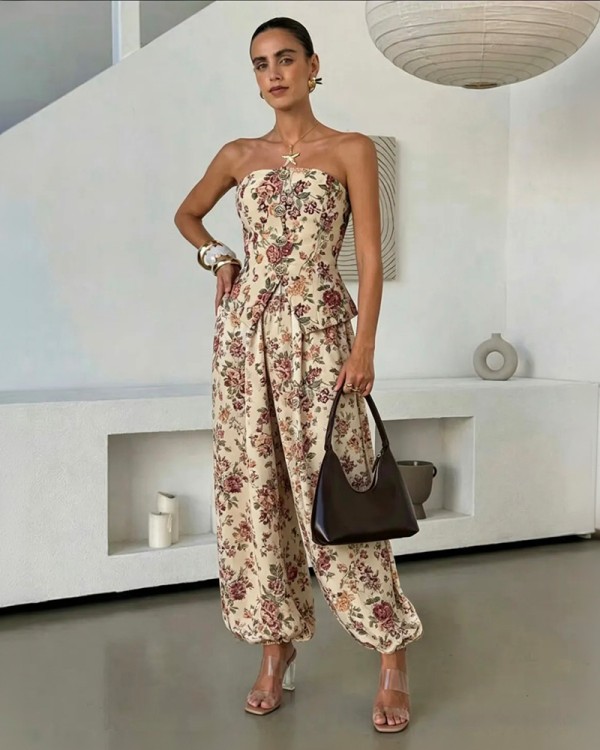 Beige Σετ Florel