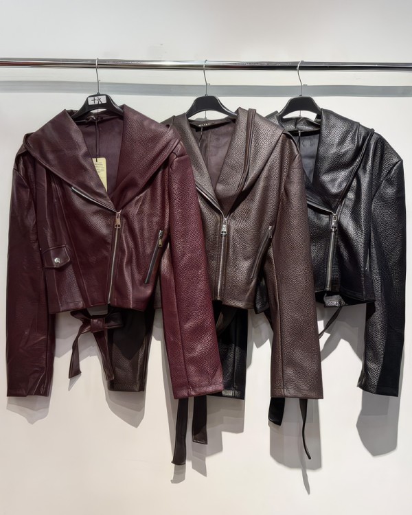 Eco Crop Jacket Με Κουκούλα