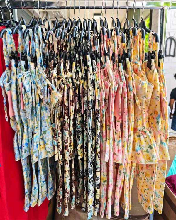 Floral Midi Kolan Crop Σετ