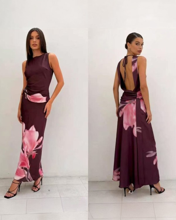 Huge Floral Pat On Φόρεμα