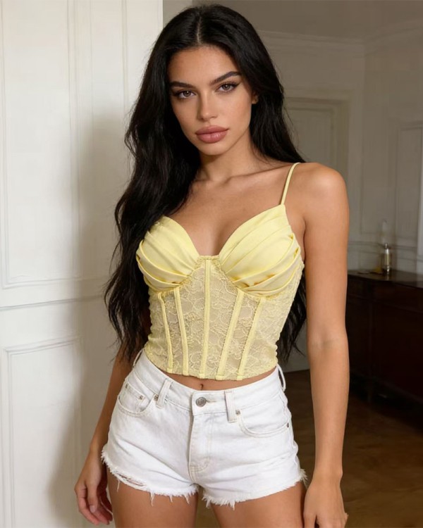 Lace Crop Dantela