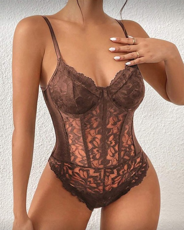 Lace rayas Κορμάκι