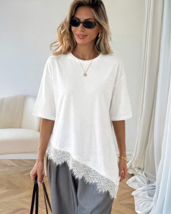 Loxien Lace Κοντομάνικο