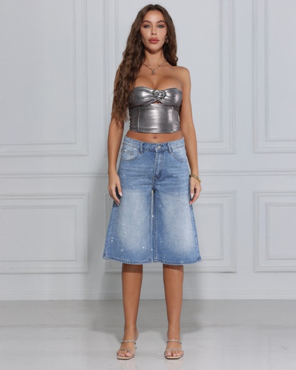 Midi Strass Τζιν