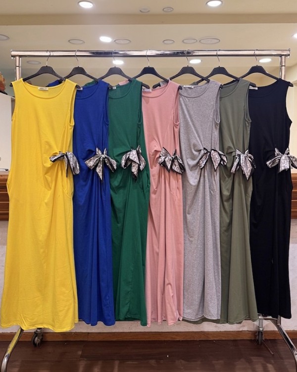 Scarf Αμάνικο Φόρεμα