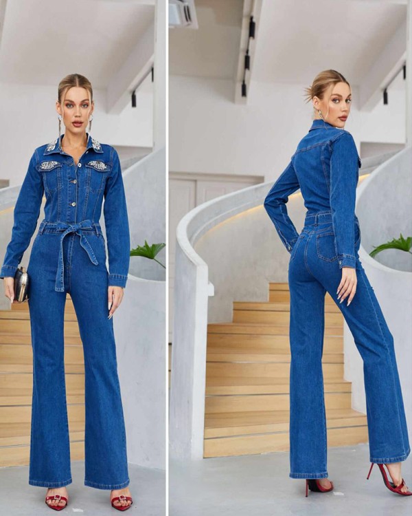 Strass Jean Ολόσωμη Φόρμα