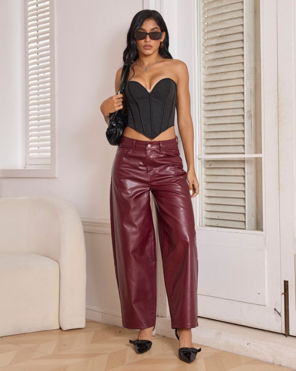 Trend Eco Leather Παντελόνι