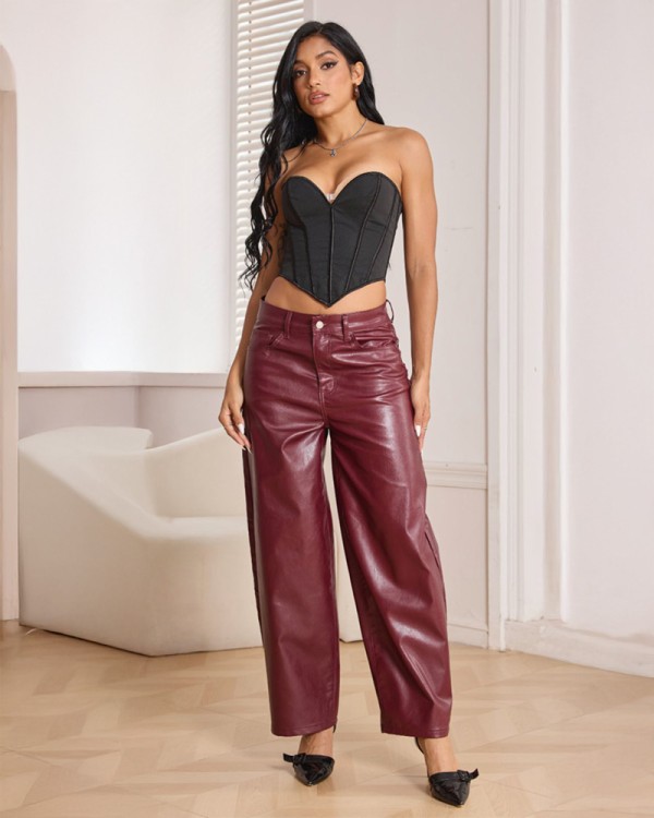 Trend Eco Leather Παντελόνι