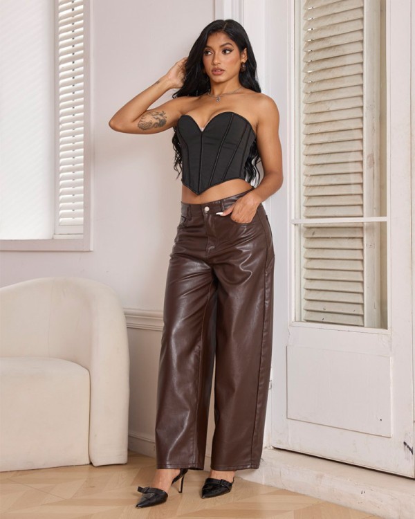 Trend Eco Leather Παντελόνι