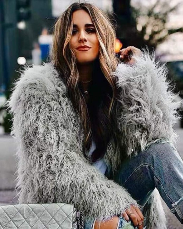 Trendy Fluffy Γούνα