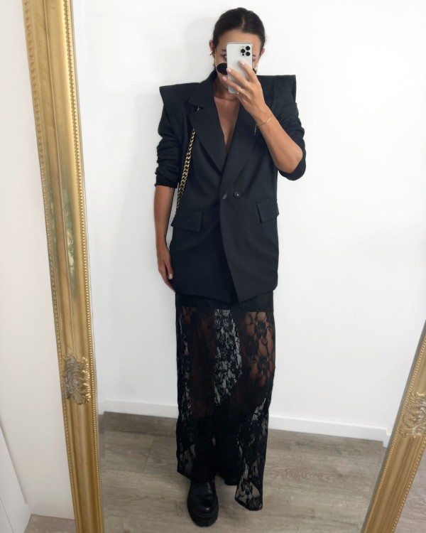 Stylish Δαντελένια Φούστα