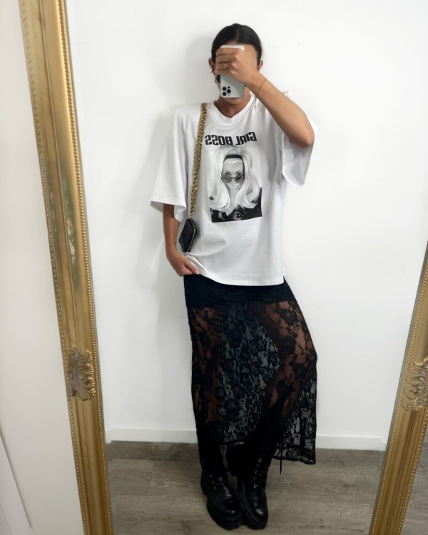 Stylish Δαντελένια Φούστα
